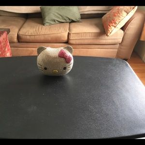 Swarovski crystal silver Hello Kitty box clutch